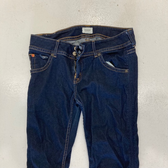 Hudson Jeans Dark Blue Flare Women's Jeans - Picture 2 of 16